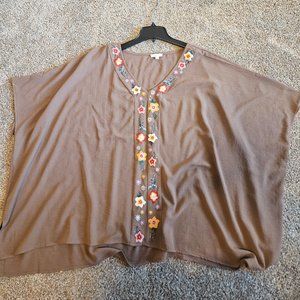 poncho blouse